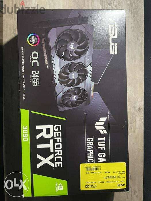 **OFFER** NEW ASUS NVIDIA GeForce RTX 3090 24GB GDDR6 Graphics Card 0