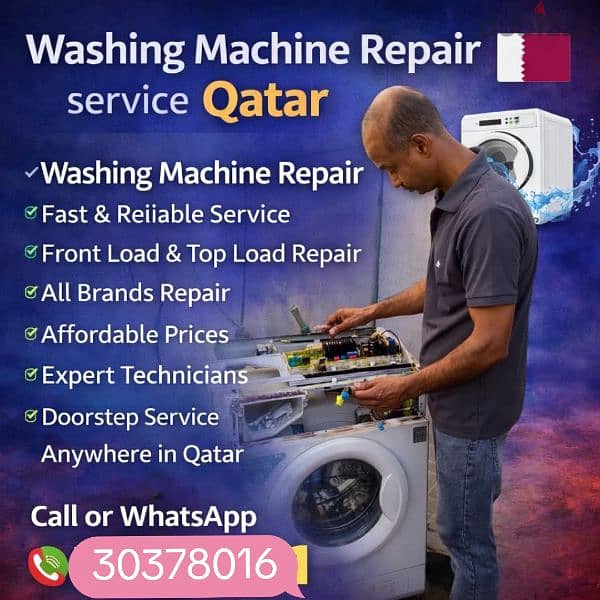 Washing machine Repair Service Qatar 1