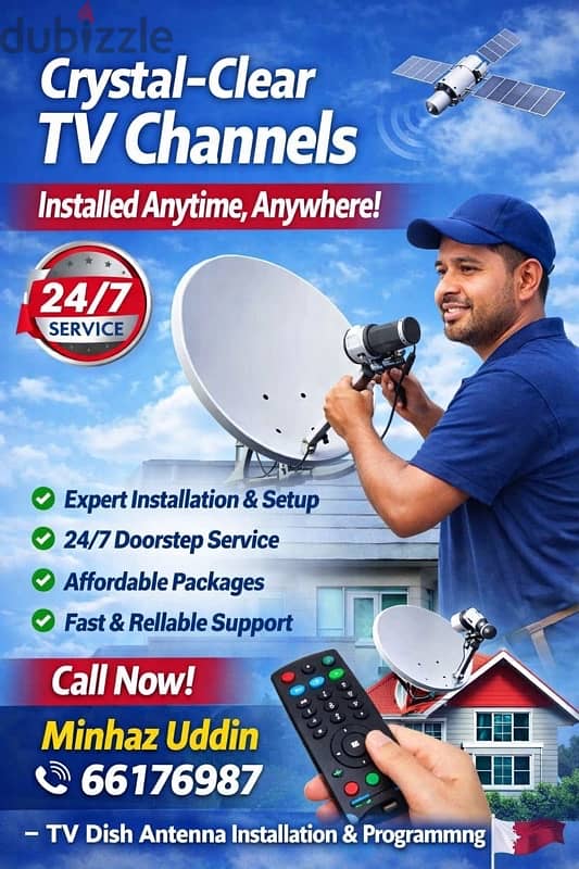 satellite dish and WiFi technician 1