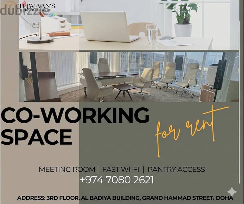 Gemini said Elevate Your Business with Premium Co-Working Spaces in Do 1