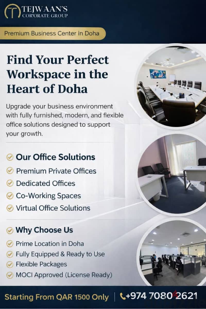 Premium Office Spaces in the Heart of Doha 1