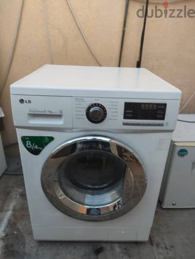 Lg 8/4kg wash dryer together 2in1