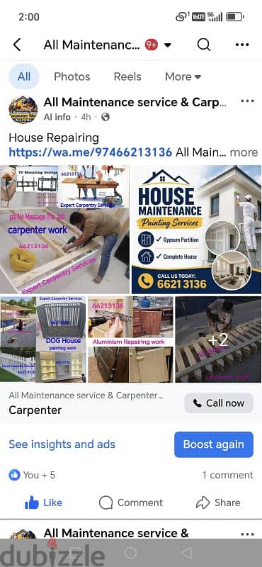 Expert Carpenter Work,