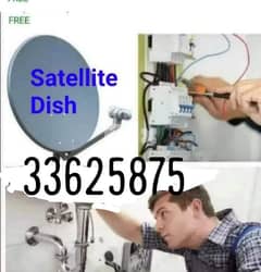 all satellite dish installation electrical plumber maintenance work 0