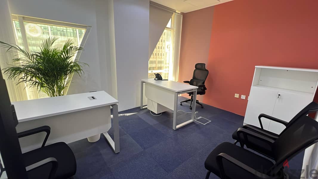 Rental office space in Doha, Qatar / MOCI approved office space for TL 1