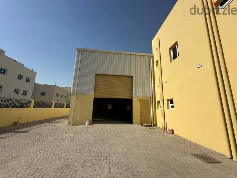 Brand New Warehouse for Rent – 15 Rooms and office 5