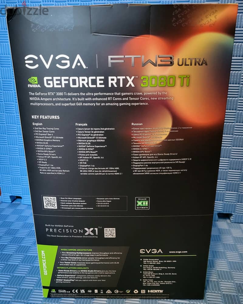 **OFFER** EVGA GeForce RTX 3080 Ti FTW3 ULTRA GAMING 12GB GDDR6X 12G-P 1