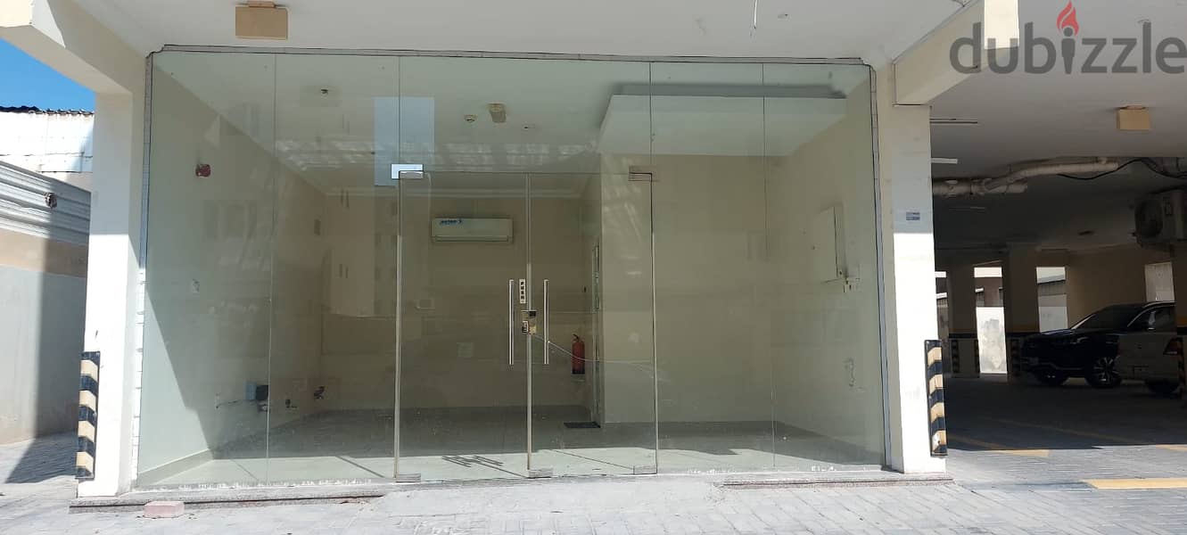 For rent commercial shop in Al Wakra under building 7