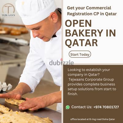 Start Your Bakery Business in Qatar with Expert Guidance Start today