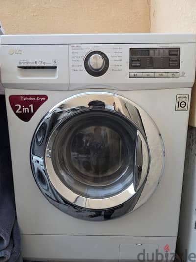 LG 6/3 kg 2in1 washing machine available for sell