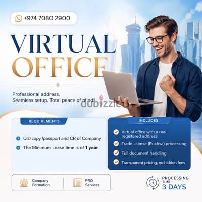 MOCI-Approved Virtual Office in Doha | Company Formation & Trade Licen
