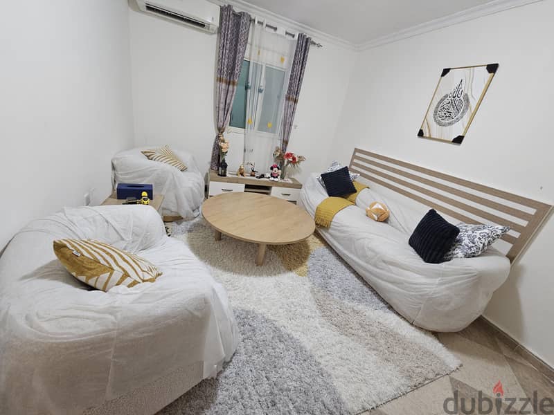 sofa set with coffee table included cusions 6