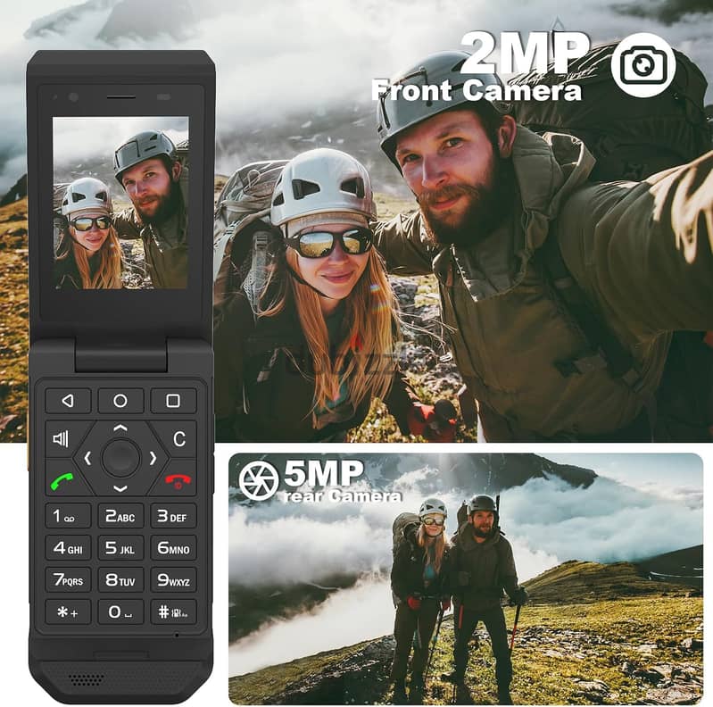 ORIGINAL S22 Smart Flip Phone (16GB) 2.8 Touchscreen Rugged Cell Phone 2