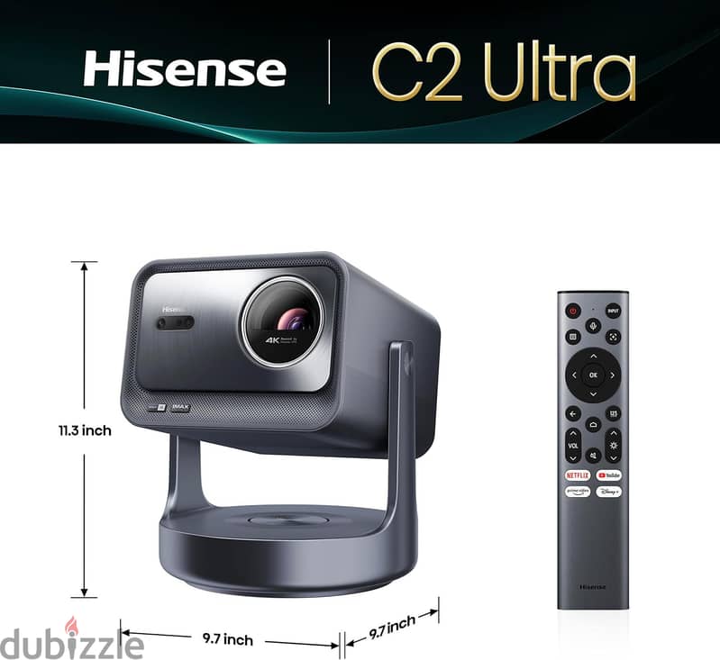 Hisense C2 Ultra Triple Laser Smart Portable Projector 4K 3,000Lumens 1