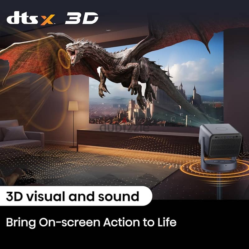 Hisense C2 Ultra Triple Laser Smart Portable Projector 4K 3,000Lumens 8
