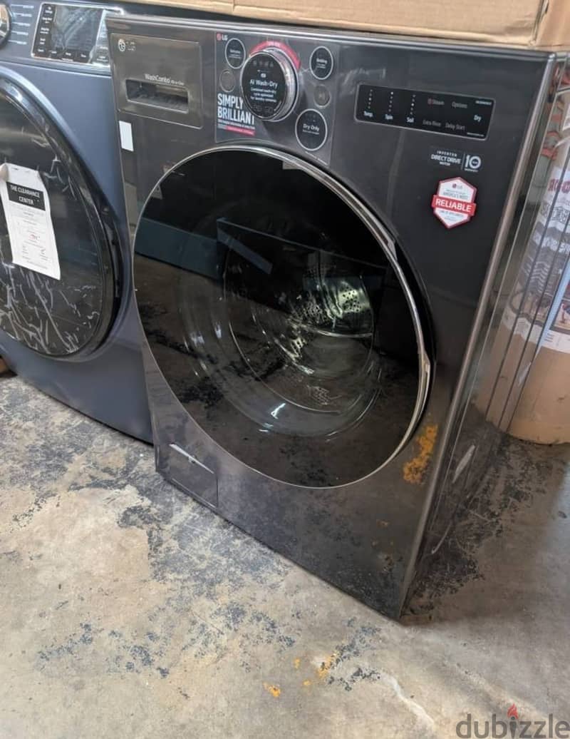 LG TurboWash 360 5.0-cu ft Ventless All-In-One Washer Dryer Combo WM69 2