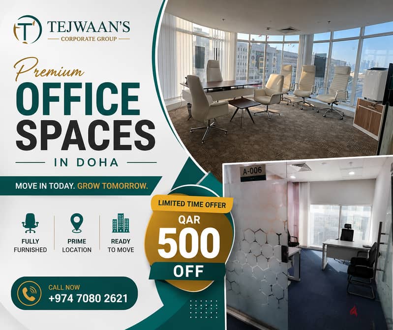 Premium Office Spaces in Doha – Work. Connect. Grow. 1