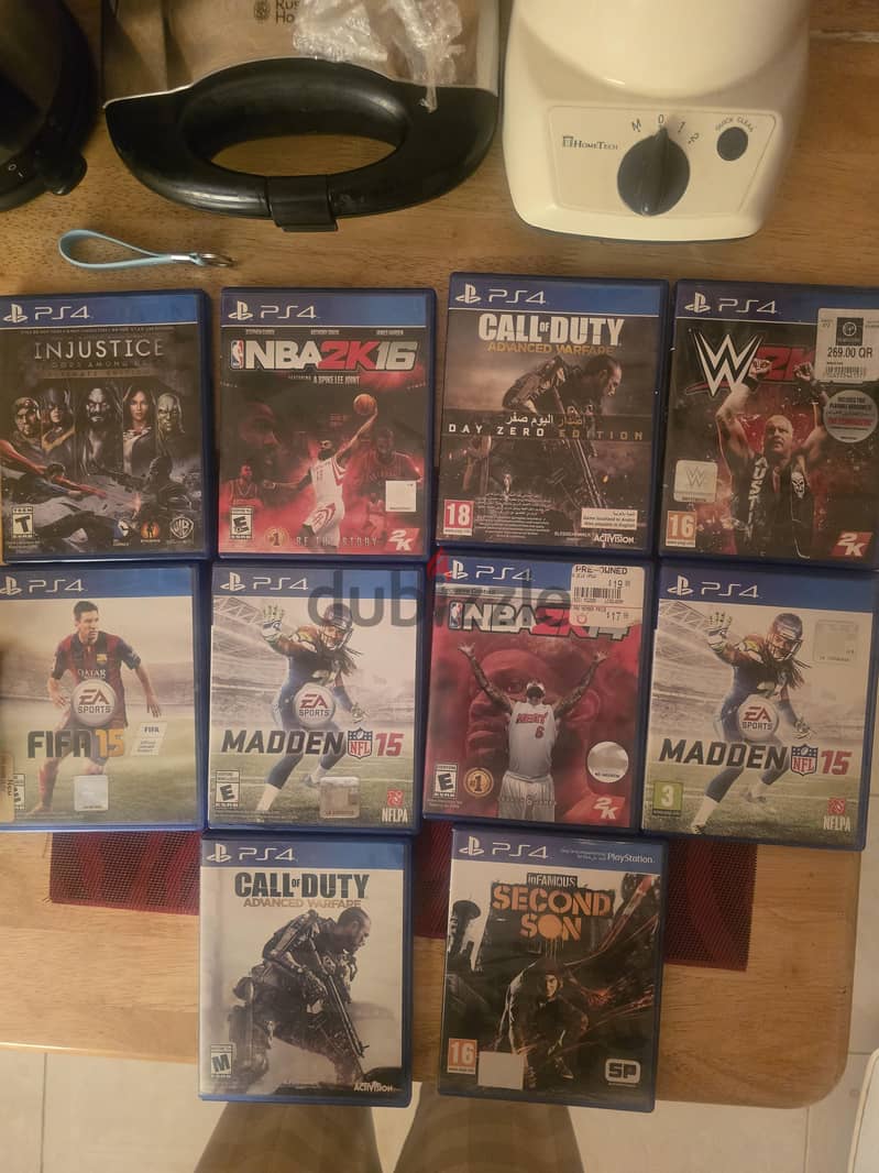 PlayStation 4, with 10 games CD 1