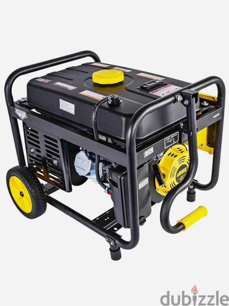 JEGS 5250 Watt Premium Gas Powered Portable Generator 1