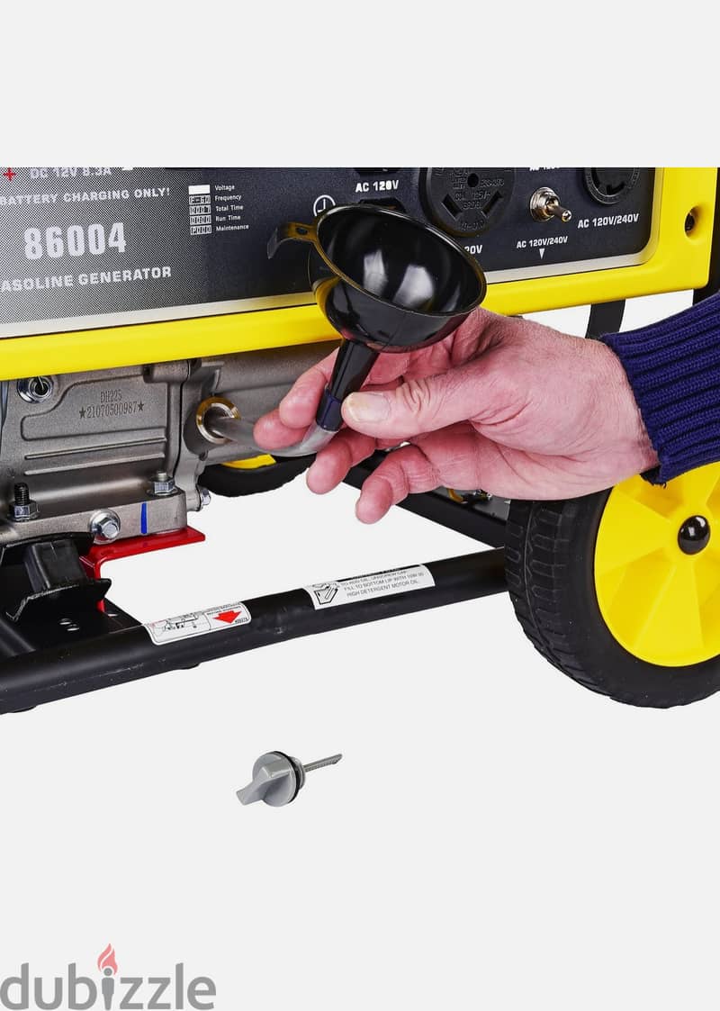 JEGS 5250 Watt Premium Gas Powered Portable Generator 5