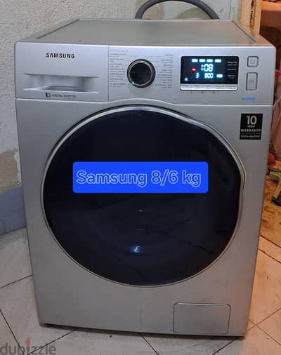 WASHING MACHINE FOR SALE 8/6 KG