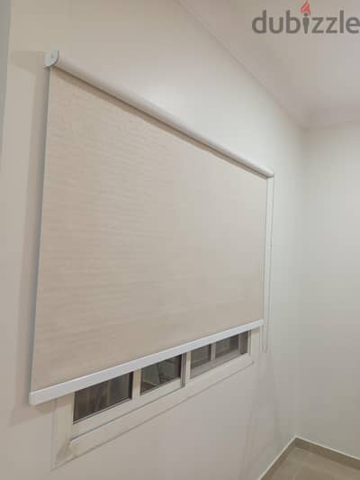 Roller blind,Curtain,Wallpaper ستائر ,ورق الجدران (Anyway in Qatar)