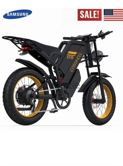 New Electric Dirt Bike 60v 40Ah Ebike 2000W Brushless Motor Reardrive