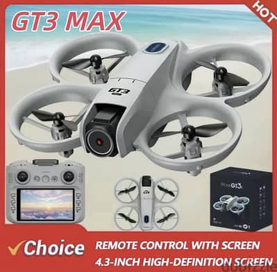 GT3 MAX 8K RC Drone Dual Camera Optical Flow Obstacle Avoidance with S