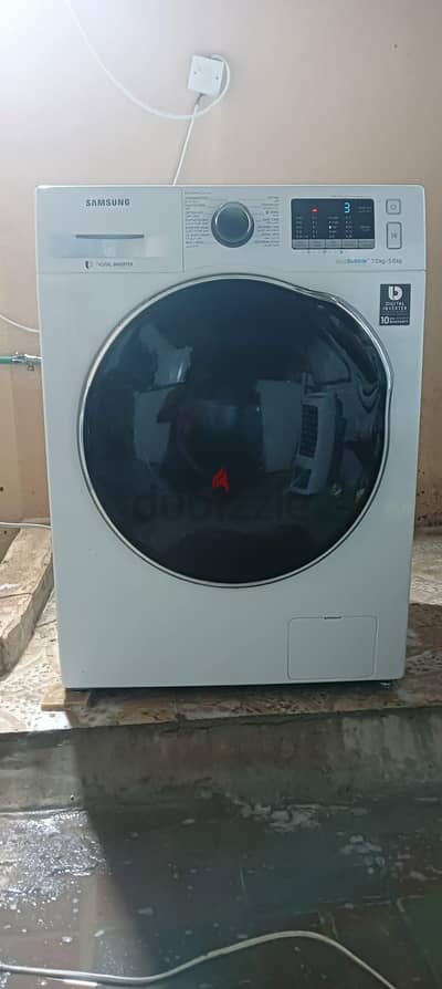 Samsung 7/5kg 2in1 wash dryer together