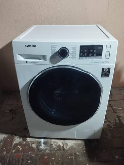 Samsung 7/5kg 2in1 wash dryer together for sell