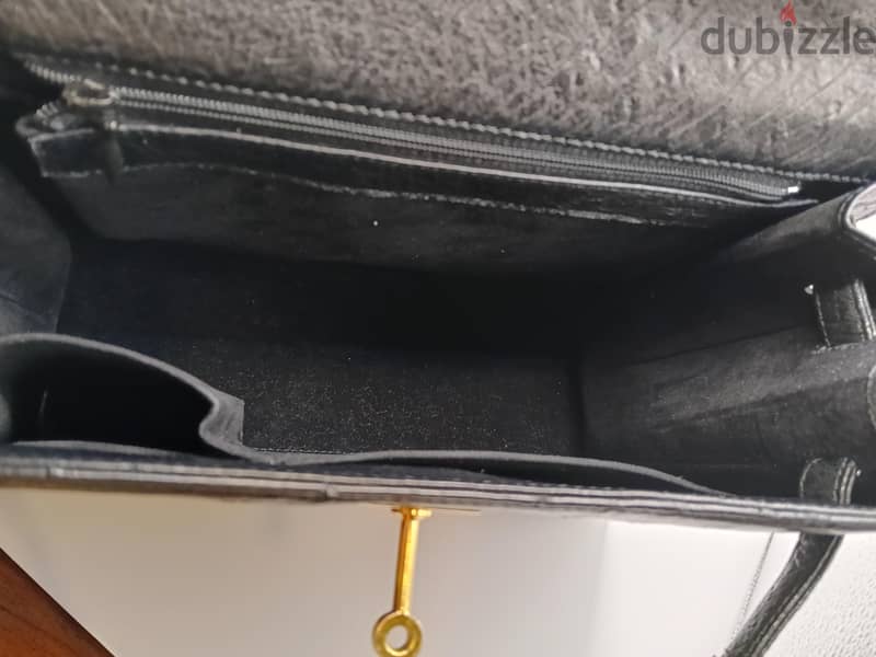 Kelly Style Genuine Ostrich Leather Bag 7