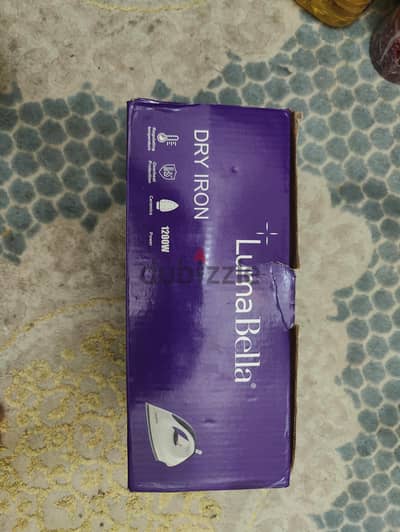 Brand New Luma Bella Dry Iron 1200W with Box - Excellent Condition