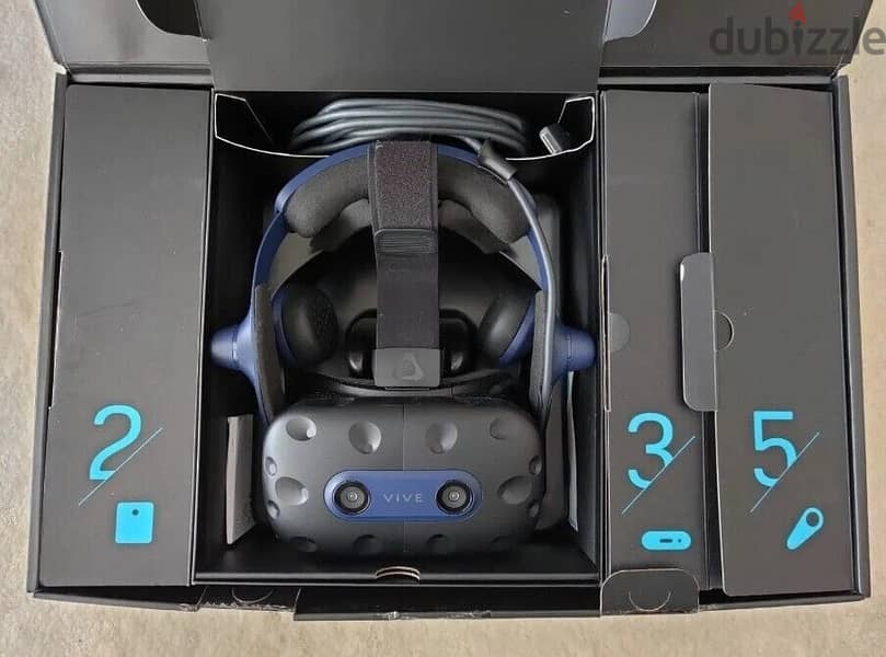 HTC VIVE Pro 2 VR  Full Kit Plus Link Box plus 2x Vive Wands (1.0) 3