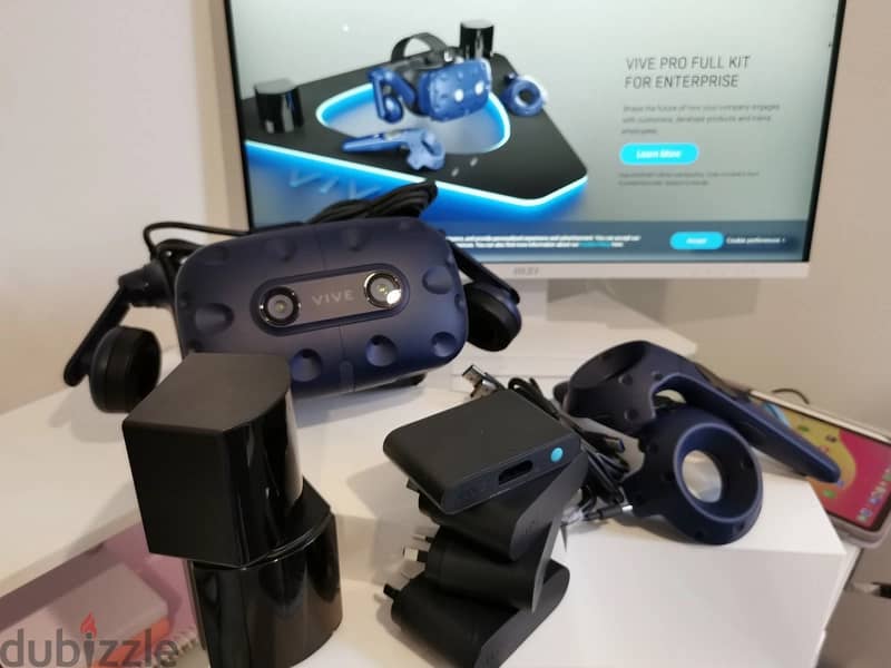 HTC VIVE Pro 2 VR  Full Kit Plus Link Box plus 2x Vive Wands (1.0) 4
