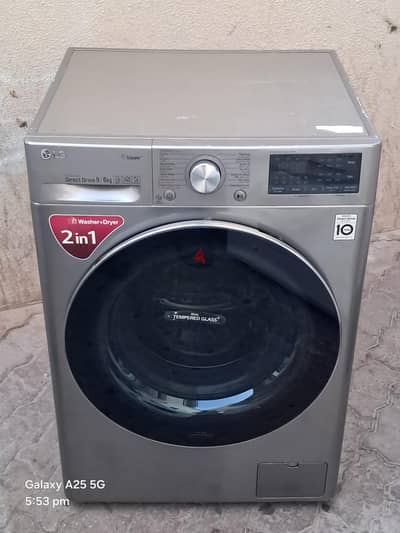 WASHING MACHINE FOR SALE LG 9/6. KG 2. IN 1
