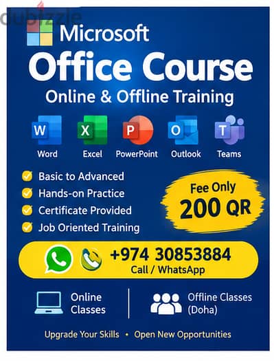 Microsoft Office Course | Excel | Word | PowerPoint | Online