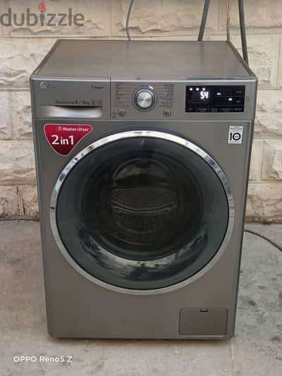 Lg 9/5kg 2in1 wash dryer together for sell
