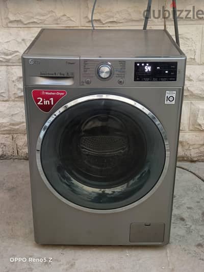 LG washing machine 9/5kg available for sell