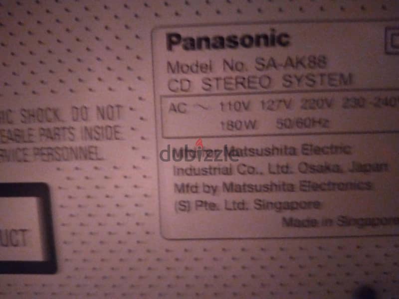 Panasonic vintage multi system 2