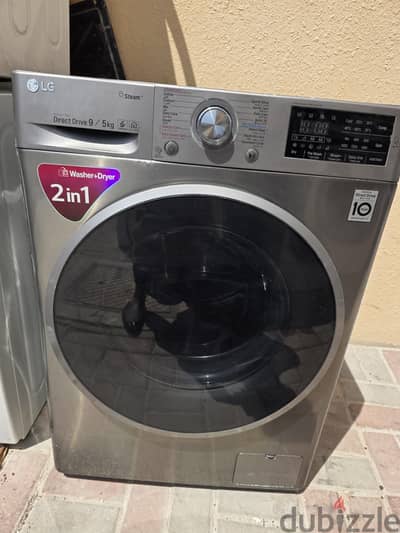 Lg Brand 2in1 wash dryer together available for sell 9/5kg
