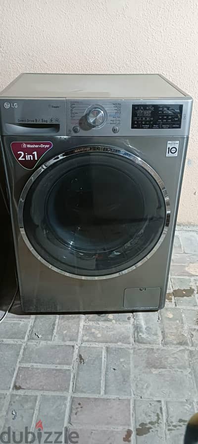 Lg Brand 2in1 wash dryer together available for sell 9/5kg