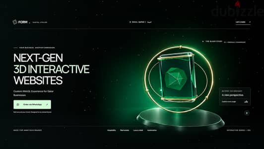 Custom 3D & animated Interactive Web Design for Businesses