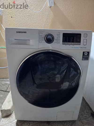 Samsung washing machine 7/5 kg 2in1 Update model sell