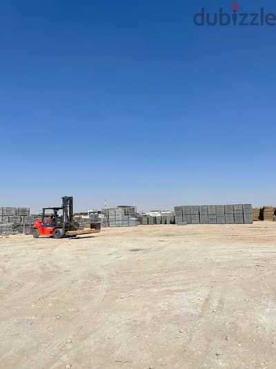 25,000 SQM Open Industrial Land for Rent – Al Karana, Salwa Road