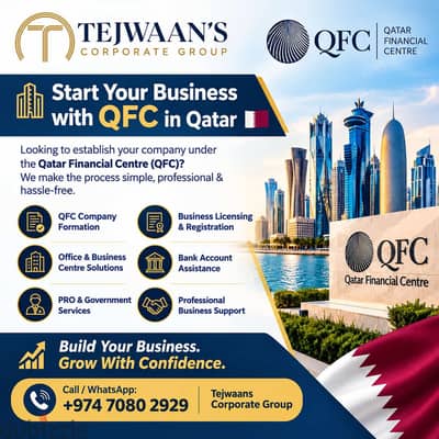 Start Your Business with QFC in Qatar