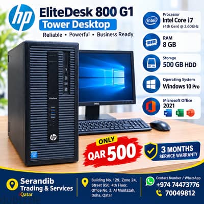 HP Core i7 4th Gen, 3.60Ghz