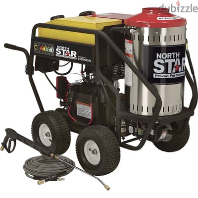 NorthStar Gas Hot Water and Wet Steam Pressure Washer,3000 PSI, 4 GPM,