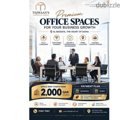 Premium Office Spaces in Al Baddiya, Doha
