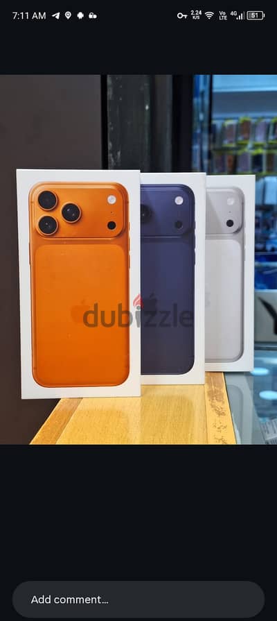 Apple iphone 17 pro max (1TB) Installment payment accepted