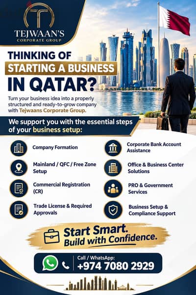 THINKING OF STARTING A BUSINESS IN QATAR